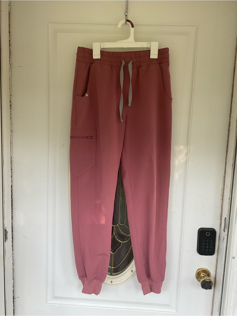 Figs high waist Zamora jogger in mauve